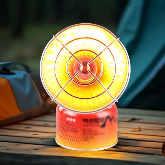 Outdoor Camping Heizung Mini Tragbare Gas Heizung Brenner Angeln Gas Kamin – Bild 9