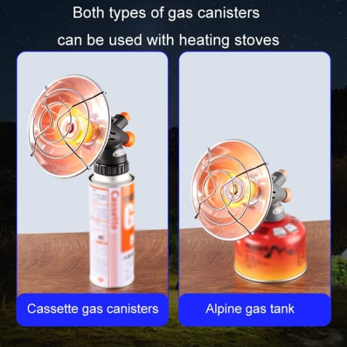 Outdoor Camping Heizung Mini Tragbare Gas Heizung Brenner Angeln Gas Kamin – Bild 10