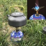 Mini Outdoor Campingkocher Klappofen Survival Gear Tragbarer Picknick-Gasherd – Bild 7