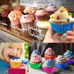 100 teile/schachtel Muffin Kuchen Papier Tassen Backen Papier Fach Verdickt Aluminium Folie Öl-proof Cupcake Liner – Bild 10