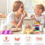 100 teile/schachtel Backutensilien Kuchen Papier Tassen Muffins Papier Cupcake Wrapper Öl-proof Schokolade Kuchen Tablett – Bild 5