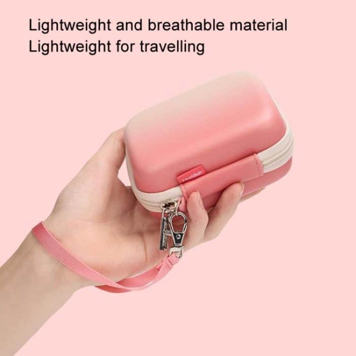 Cwatcun H45 Mini-Aufbewahrungstasche, kleine Microslice-Digitalkameratasche, PU-wasserdichte Hartschalentasche – Bild 5