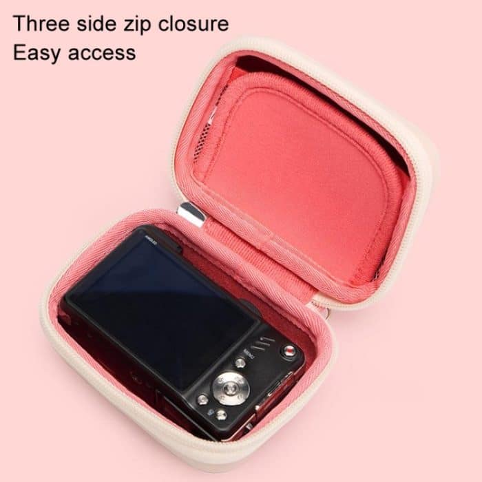 Cwatcun H45 Mini-Aufbewahrungstasche, kleine Microslice-Digitalkameratasche, PU-wasserdichte Hartschalentasche – Bild 6