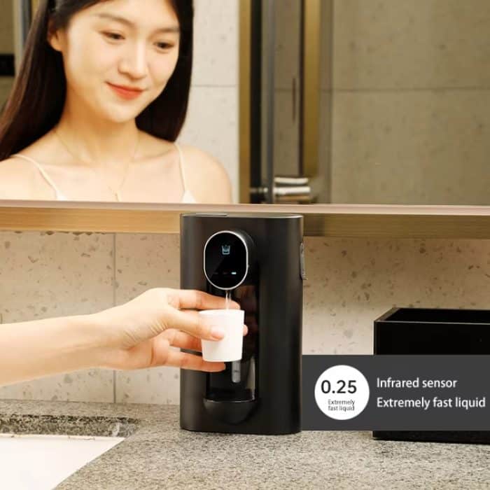 540 ml automatischer Mundwasserspender, 3 Stufen, quantitativ, mit 2 magnetischen Bechern, S7 White, S7 Black – Bild 4