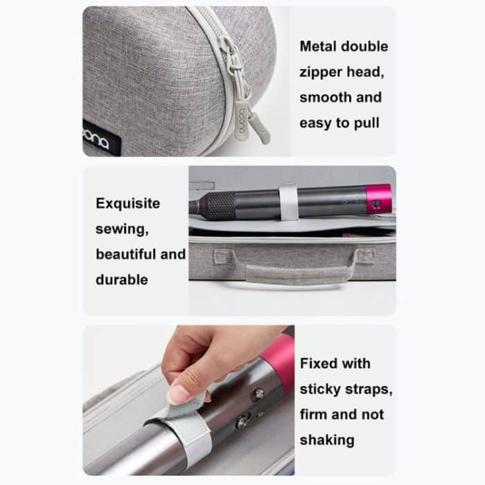 Baona BN-F037 Für Dyson HS05 HS01 Hand-Lockenstab-Aufbewahrungstasche mit großer Kapazität – Bild 7