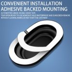 10 stücke Auto Tür Stoßdämpfende Kissen Pad Vergrößert Sound-Proof Silikon Pad – Bild 4