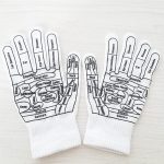Englische Handmassagehandschuhe, Akupunkturpunkt, Handflächenreflexzonen-Meridianhandschuhe für physikalische Therapie, Average – Bild 3