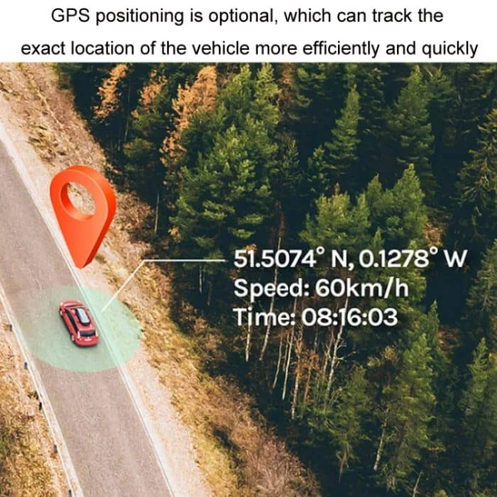 4K High-Definition-Nachtsicht mit Überwachungs-Fahrtenrekorder, Front And Rear, Single Front – Bild 5