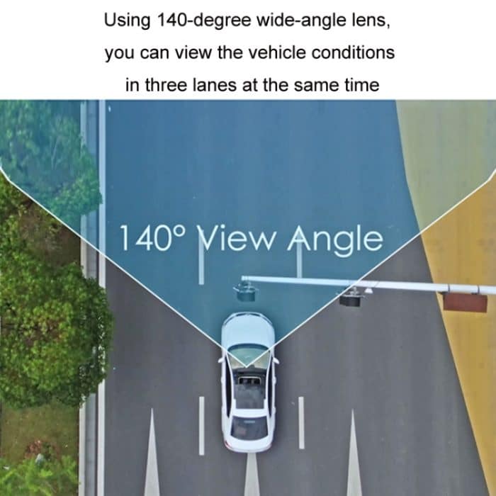 4K High-Definition-Nachtsicht mit Überwachungs-Fahrtenrekorder, Front And Rear, Single Front – Bild 6