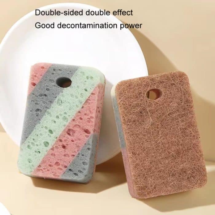 Küchenreinigungsschwamm, Wischlappen, Geschirrtuch, 10.5 x 6.7 x 2.5cm – Bild 3