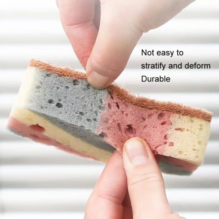 Küchenreinigungsschwamm, Wischlappen, Geschirrtuch, 10.5 x 6.7 x 2.5cm – Bild 6