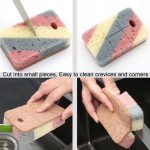 Küchenreinigungsschwamm, Wischlappen, Geschirrtuch, 10.5 x 6.7 x 2.5cm – Bild 10