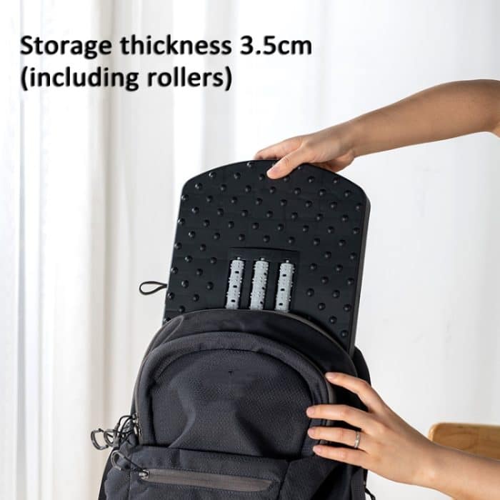 Mini Halbkreisförmige 180 Grad Schaukel Fußhocker Massage Fußstütze Mit Griff, Semicircular Black – Bild 5