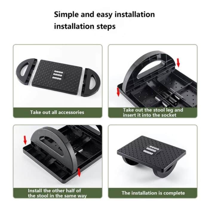 Fußstütze fürs Büro, Fußhocker, Tritthocker für unter den Schreibtisch – Bild 9