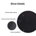 Badepeelings - Peeling für abgestorbene Hautzellen - rundes Badetuch, 3pcs Rough Texture Finger Model – Bild 5