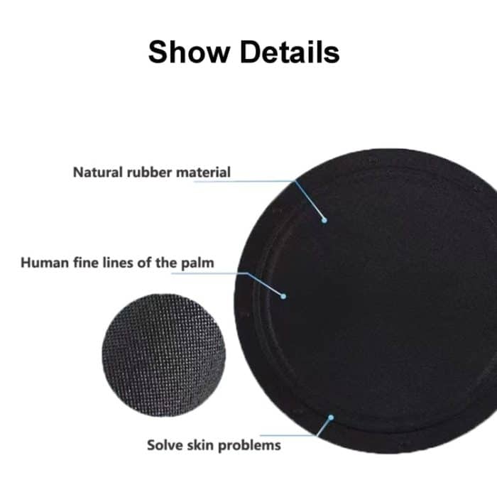 Badepeelings - Peeling für abgestorbene Hautzellen - rundes Badetuch, 3pcs Rough Texture Finger Model – Bild 5