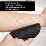 Badepeelings - Peeling für abgestorbene Hautzellen - rundes Badetuch, 3pcs Rough Texture Finger Model – Bild 7