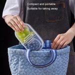 Obst Gemüse Kleinspender Kühlschrank Frischhalteboxen, Round 600ml+Square 500ml – Bild 7