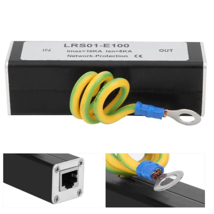 RJ45-Anschluss Netzwerküberwachung Videosignal Thunderbolt Protector – Bild 3