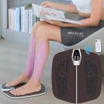 EMS Fuß Massager Pad Faltbare Puls Fuß Massage Matte Mikrostrom Fuß Physikalische Therapie Mit RC – Bild 2