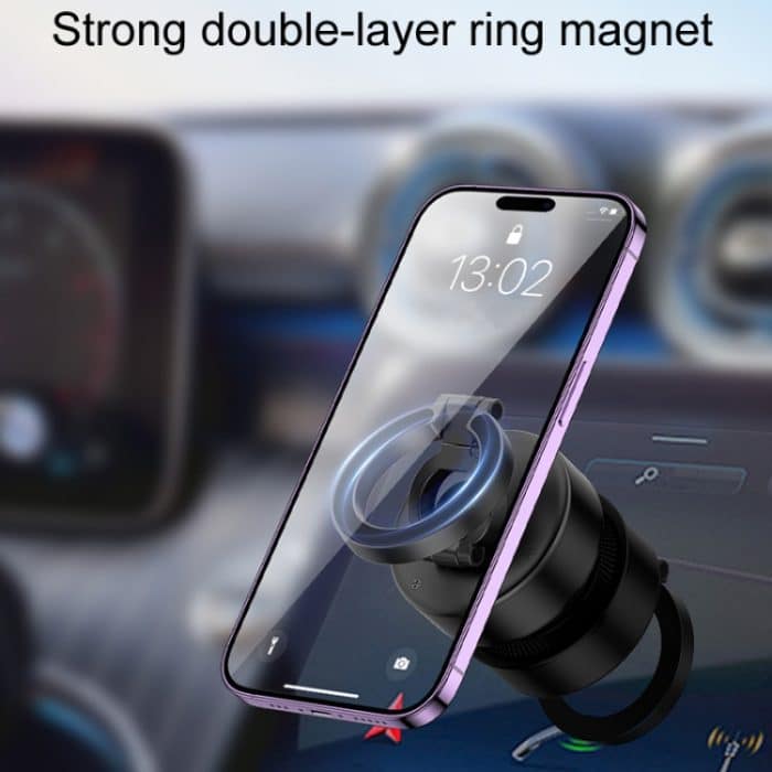 D1 Drehbarer magnetischer Fingerring-Clip Autotelefon-Navigationshalter – Bild 7