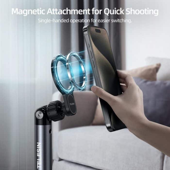 TELESIN P3-FS-01 Telefon Video Live-Streaming Magsafe Magnethalterung, P3-FS-01 – Bild 3