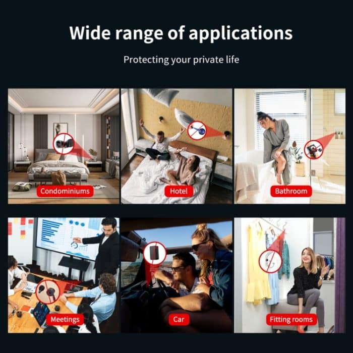 Versteckter Kamera-Detektor GPS-Tracker-Detektor 5 Stufen Empfindlichkeit einstellbar – Bild 14