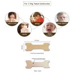 66 x 19 mm große Nasenstreifen zur Verbesserung des Schlafs, zur Verringerung des Schnarchens und zur Linderung einer verstopften Nase., 10pcs /Pack, 30pcs /Pack, 50pcs /Pack, 120pcs /Pack – Bild 4