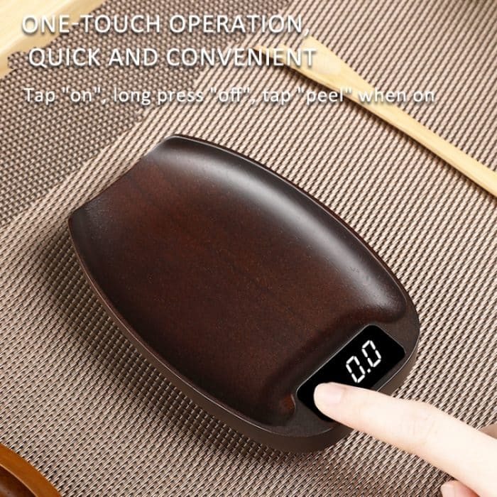 100g/0,1g Holz Elektronische Tee Kaffee Skala Küche Bar Waage – Bild 5