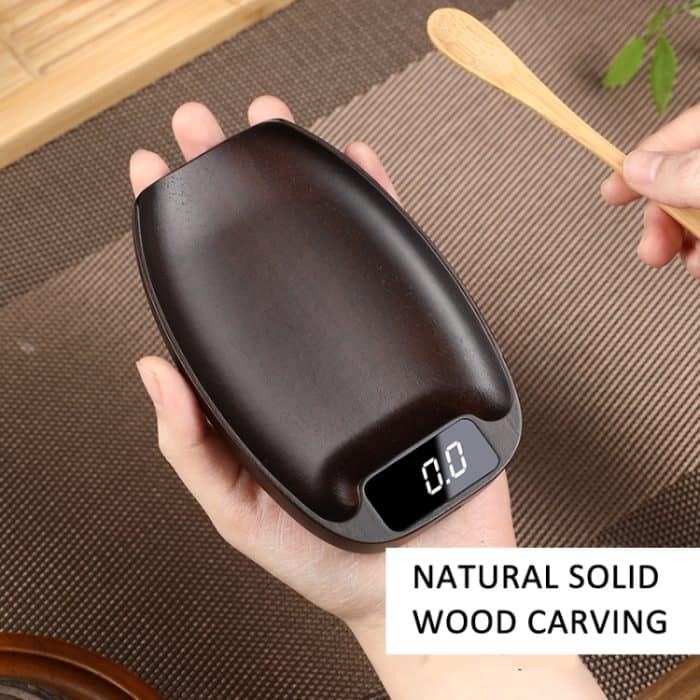 100g/0,1g Holz Elektronische Tee Kaffee Skala Küche Bar Waage – Bild 6