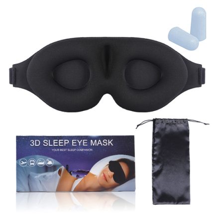 4 in 1 3D Schlafaugenmaske Memory Foam druckfreie Schattierung Schlafaugenbinde