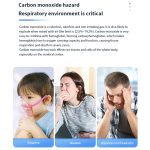 Tragbarer Kohlenmonoxidmelder für den Außenbereich, Alarmanlage für Zuhause, D6 Gray, D6 Blue – Bild 11