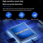 Tragbarer Kohlenmonoxidmelder für den Außenbereich, Alarmanlage für Zuhause, D6 Gray, D6 Blue – Bild 10