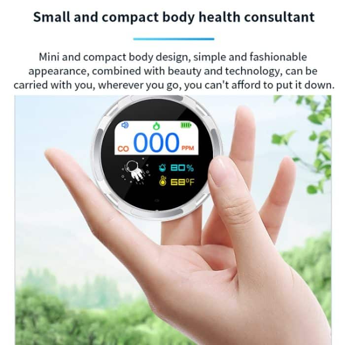 Tragbarer, wasserdichter Kohlenmonoxid-Alarmdetektor – Bild 7