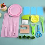19 teile/satz Kinder Kochen Messer Set Frühen Kindheit Bildung Küche Werkzeuge – Bild 6