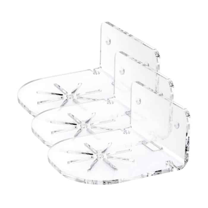 TBD0605392201.jpg 3 teile/satz Acryl Wandhalterung Für Babyphone/Sicherheitskamera/Lautsprecher, YX135 – Bild 1