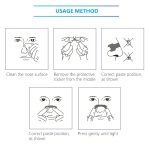 30 Stück/Packung transparente Nasenstreifen zur Verbesserung des Schlafs, zur Reduzierung des Schnarchens 66 x 19 mm – Bild 5