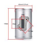 Auto Modifizierter Motor Luftmengenmesser Flansch Ansaugsensor Basis für Honda / Ford / Nissan, 83mm – Bild 3