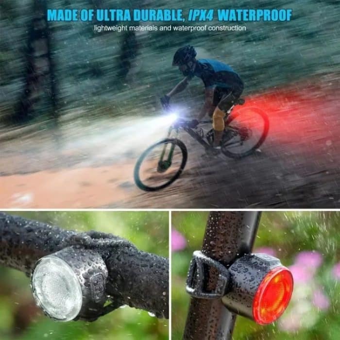 USB High Bright Fahrrad Rücklicht MTB Scheinwerfer Nachtfahrt Sicherheitswarnlicht Fahrradausrüstung – Bild 7