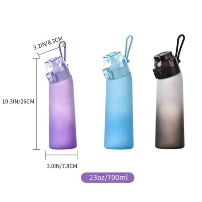700ml Sport-Wasserflasche Tritan Tragbare auslaufsichere Wasserflasche BPA-freier Trinkbecher mit Strohhalm – Bild 2