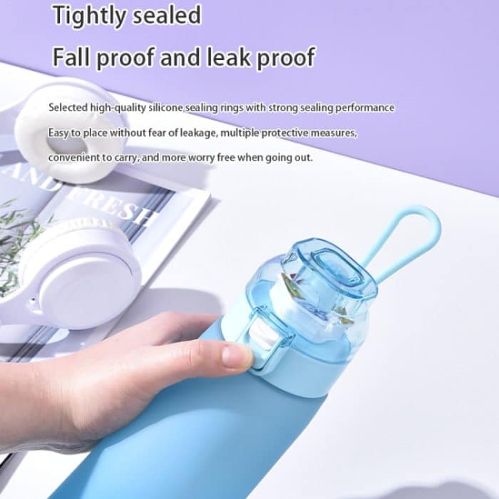 700ml Sport-Wasserflasche Tritan Tragbare auslaufsichere Wasserflasche BPA-freier Trinkbecher mit Strohhalm – Bild 6