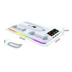 Für PS5 Slim / PS5 iplay HA-8008 Kühlhalterung Kopfhörer-Organizer Griffhalter Ladegerät, HA-8008 – Bild 3