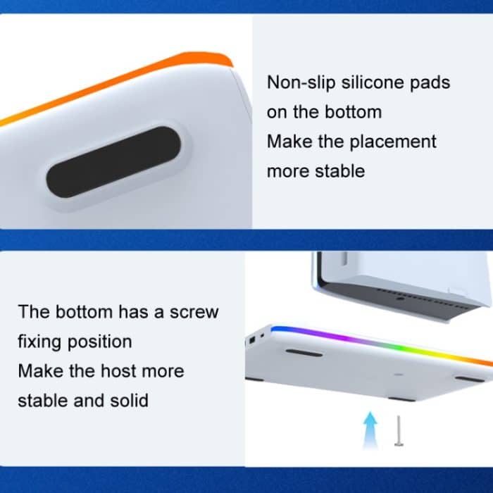 Für PS5 Slim / PS5 iplay HA-8008 Kühlhalterung Kopfhörer-Organizer Griffhalter Ladegerät, HA-8008 – Bild 5