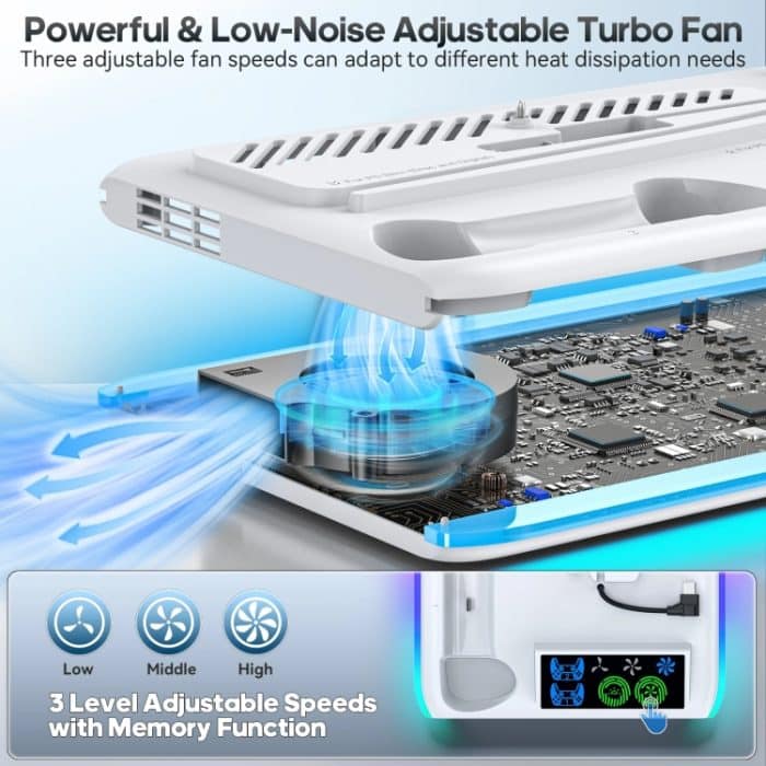 Für PS5 Slim / PS5 iplay HA-8008 Kühlhalterung Kopfhörer-Organizer Griffhalter Ladegerät, HA-8008 – Bild 6