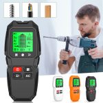 HW-QB6 5 In 1 Wandscanner Handmessgerät für Bolzensucher Holz Strom Metall stromführende Leitungen Erkennung, HW-QB6 Black, HW-QB6 Orange, HW-QB6 (White – Bild 2