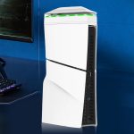 Für PS5 Slim Top Staubdichter bunter Lüfter 3 einstellbare Geschwindigkeit, Top Fan – Bild 4