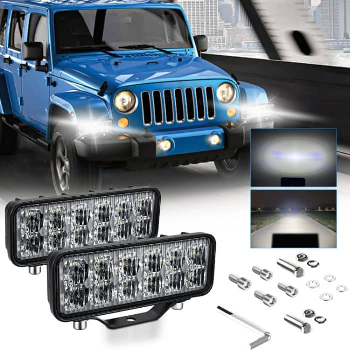 14W 9-30V 6 Zoll langer wasserdichter Auto-Arbeitsscheinwerfer mit Kabelsatz – Bild 12