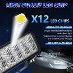 14W 9-30V 6 Zoll langer wasserdichter Auto-Arbeitsscheinwerfer mit Kabelsatz – Bild 4