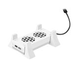 Für den Basiskühllüfter der XBOX Series S-Konsole, integrierter LED-Lichtstreifen, Base Cooling Fan White, Base Cooling Fan Black