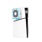 Für die PS5 Slim-Konsole: Seitlich montierter Lüfter, RGB-Kühler